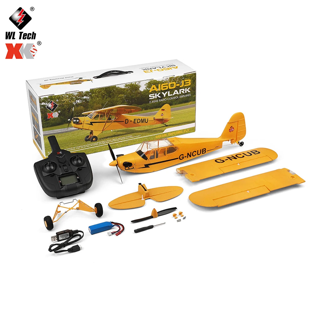 Wltoys XK A160 RC Airplane 650mm Wingspan 2.4G Radio Remote Control Aircraft 3D/6G Brushless Motor Plane Toys for boys
