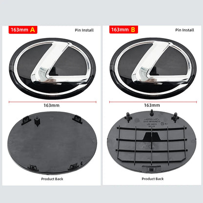 Car Logo Front Grill Emblem Badge Hood Trunk Rear Logo Badge Emblem For Lexus F SPORT ES UX 300e GX LBX NX RX 350h 450h GS CT