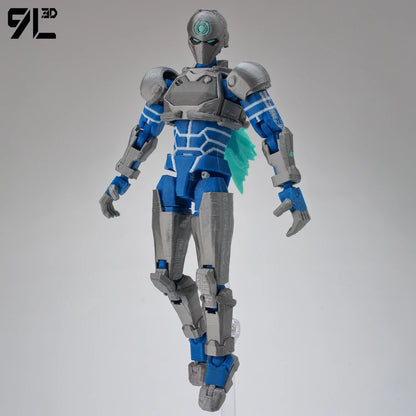 9L3D Printed Invincible Tech Jacket Toys Action Figures Titan13 T13 Dummy 13 Superheroes Multi-Jointed Movable Shapeshift Toys