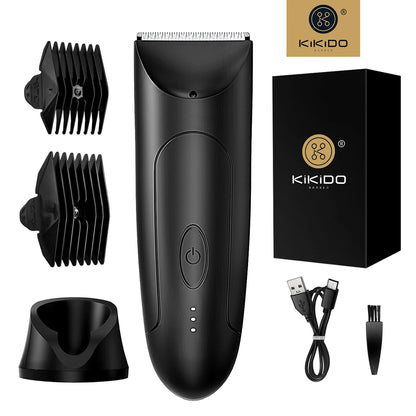 Professional Cordless Hair Clipper Rechargeable Electric Trimmer with Charging Stand USB Beard Hair Cutting Machine for Men