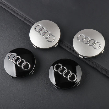 4PCS 59mm Car Wheel Center Hub Caps Replacement Hubcap Tire Rim Decoration Covers For Audi A1 B6 B7 A3 B8 A5 A4 A6 C5 C6 8P B5