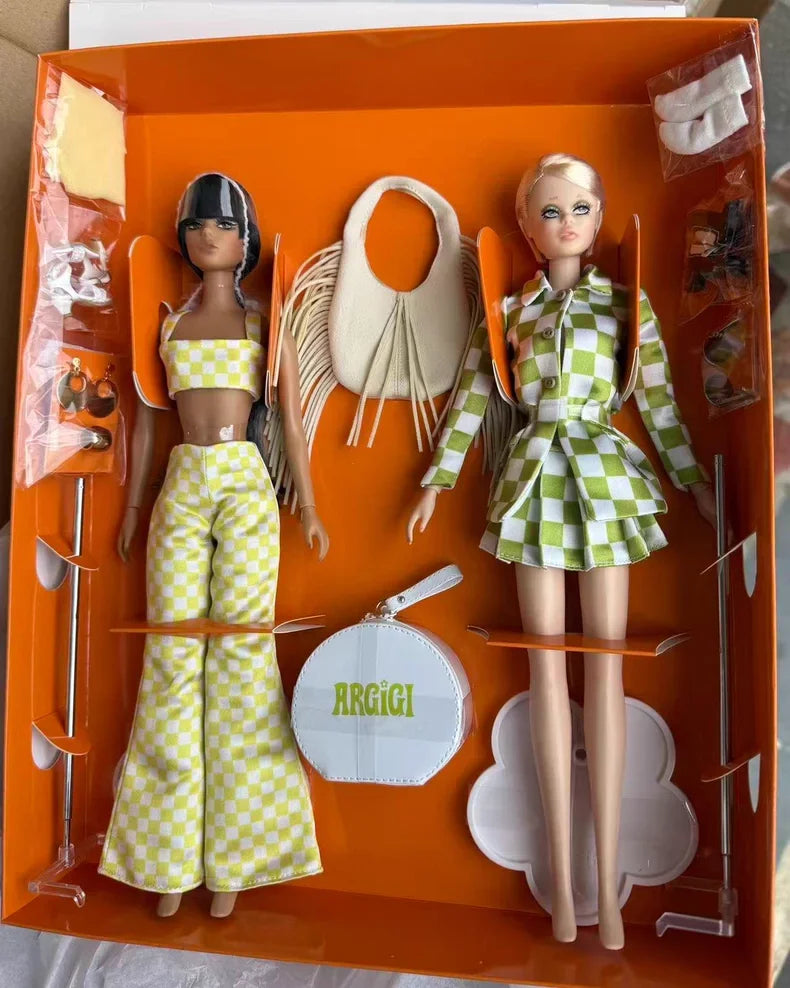 GSF Customized MIZI Doll ARGIGI & BRIGIGI MOD FR PP Lovetones Fashion Doll Vintage Modern‌ Cute Girl Custom Toy Super Model Gift
