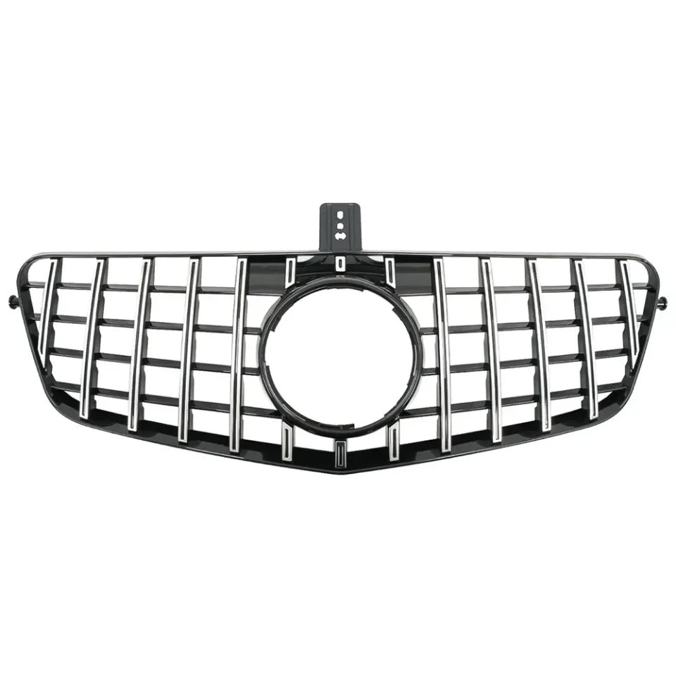 XVIP Chrome Black Diamonds Style Front Racing Grille For Mercedes Benz E-Class W212 E250 E300 E350 E500 2010-2013 Bumper Grilles