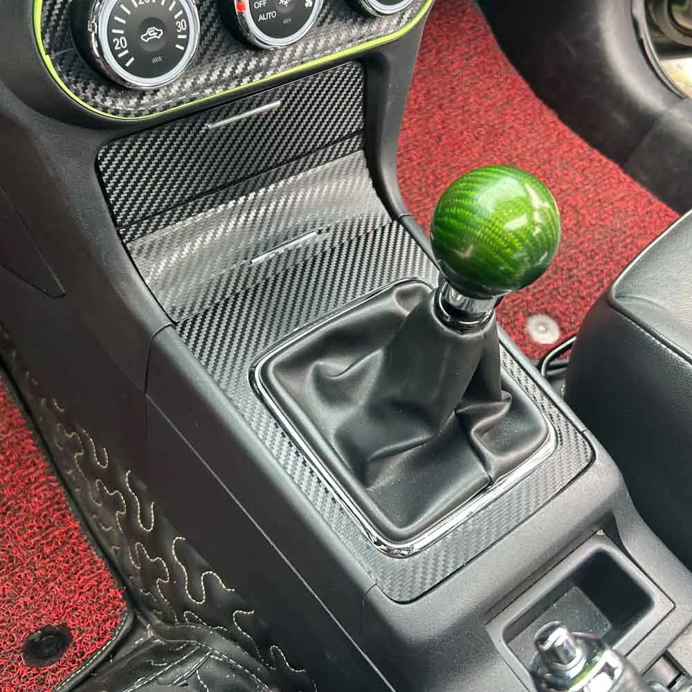 For Mitsubishi Lancer EX2009-2016 Interior Central Control Panel Door Handle Carbon Fiber Stickers Decals Car styling Accessorie