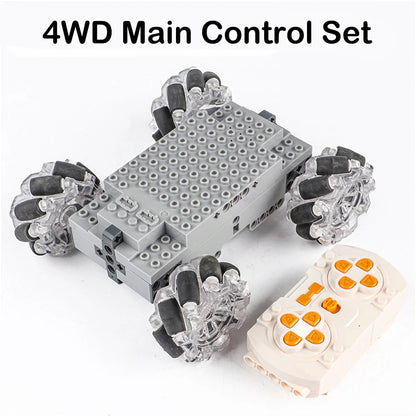 Technical Electronic Building Block MOC Refit Accessories Micro-motor RC Power Functions Parts Creative DIY Car Bricks Kids Toys