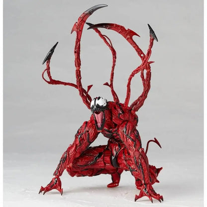 AMAZING YAMAGUCHI Venom Carnage Spider Man legends Action Figure Joint Movable Face Statue Model Doll Collectible kids for Toy