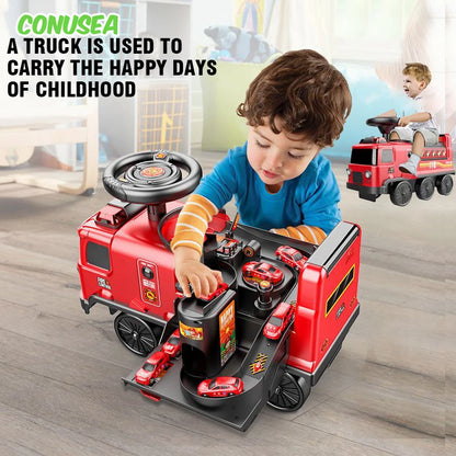 Chidlren Electric Car Kids Ride On Vehicles Cars Toy Fire Police Space Car Parking Stroller Toy Birthday Gifts for Boys Girls