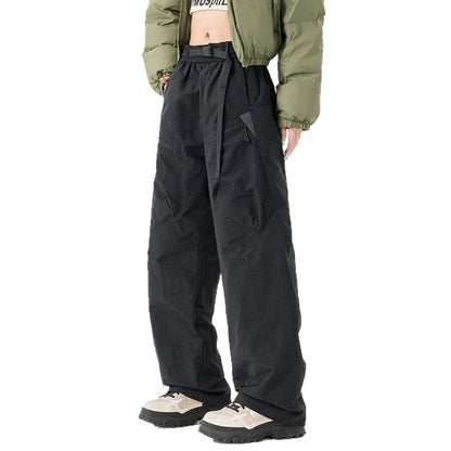 Harbin Snow Equipment Men's Fleece Lined Thickened down Hiking Pants Windproof Waterproof Youth Trend Bamboo Charcoal Fiber K...