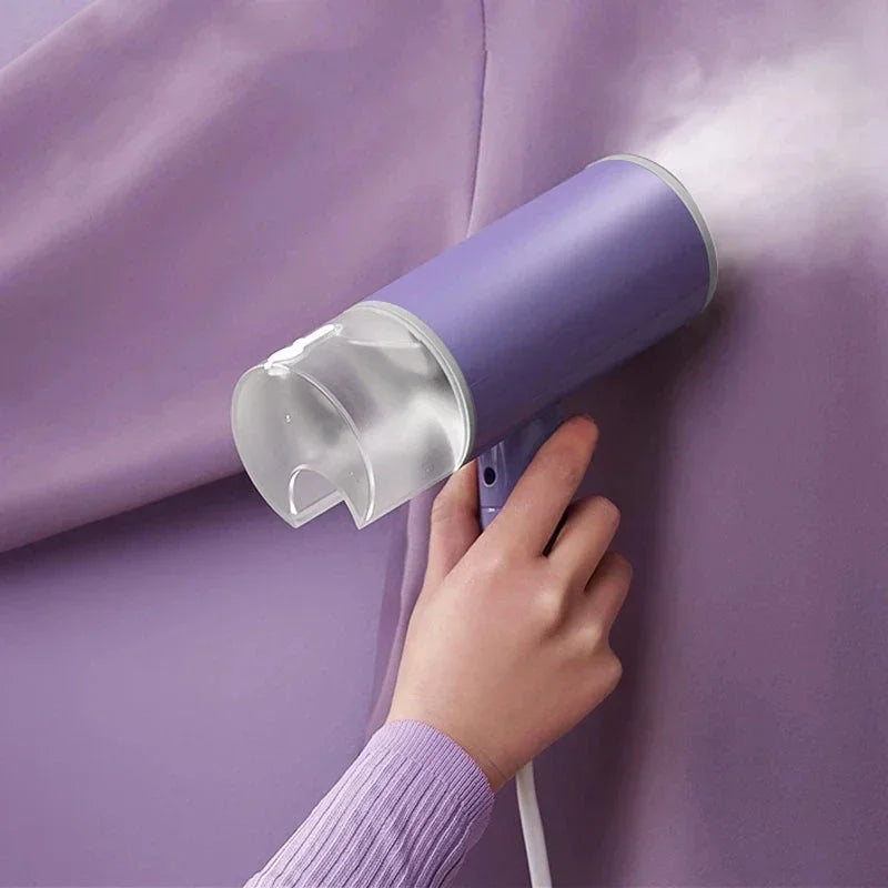 2026 New Handheld Steam Iron Foldable Garment Steamer Hanging Ironing Home Travel Clothes Ironing Machine with Hair Ball Brush