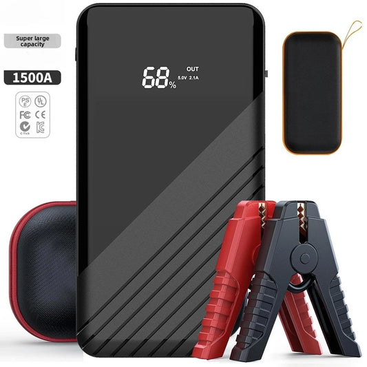SUKIN 12V Portable Car Jump Starter Power Bank with Air Compressor for Emergency Vehicle Battery Boost Charging and Inflation