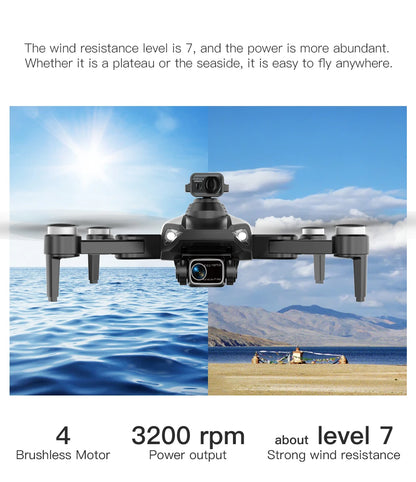 L900 Pro SE MAX GPS Drone 4K Professional Dual HD Camera 5G WIFI 360° Obstacle Avoidance Brushless Motor Rc FPV Quadcopter Dron
