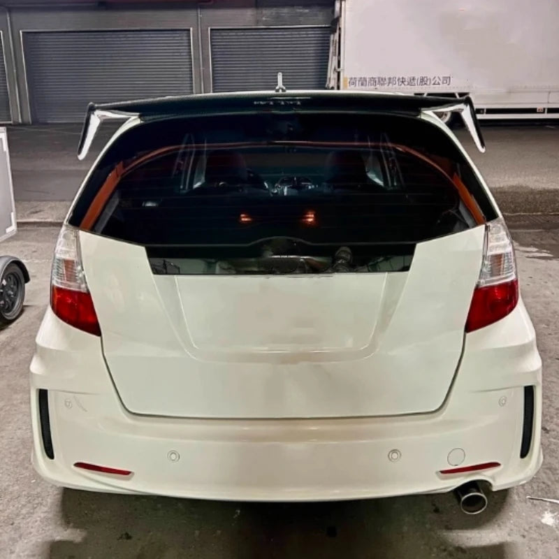 Glass Fiber Tail Wing for Honda FIT JAZZ GE6 GE8 2009 2010 2011 2012 2013 Modified Carbon Fiber Rear Spoiler