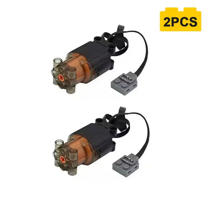 Small Particle Motor Power Group Kit Compatible Building Blocks L-Motor Enhanced Version STEM Technical DIY Bricks Set