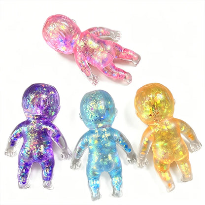 Dream Color Baby Squishy Toys, Slow Rebound Stress Relief Toys, Soft Squeeze Ball for Kids & Adults, Creative Decompression Gift