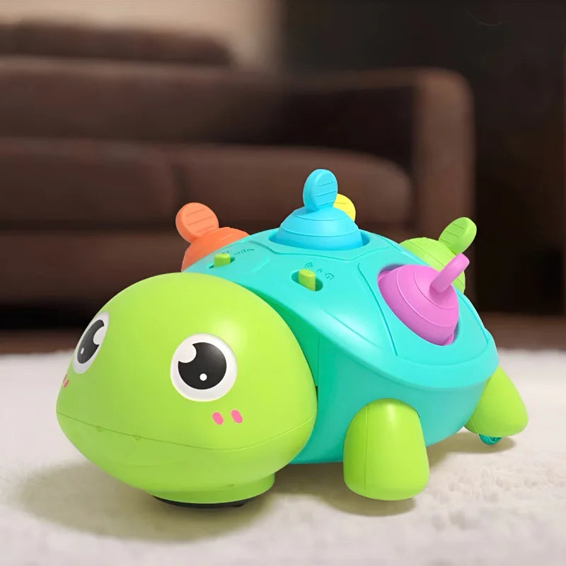 Baby Turtle Crawling  Sound Light Musical Infant Educational Toys Interactive Development Toys for Toddlers Learn to Climb Gifts