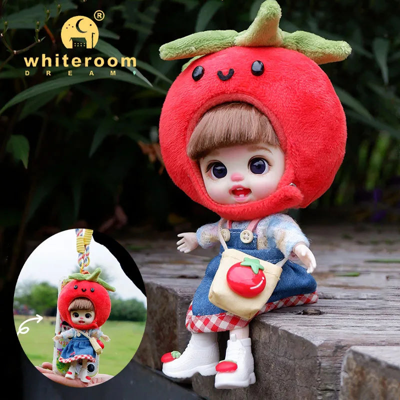 Trendy Toy Doll OB11 Lion Dance Doll Chinese Style Girl Doll Clothes Set for Chinese New Year  Spring Festival Gift Festival BJD