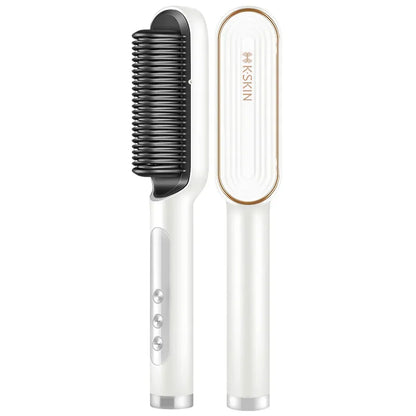 KSKIN Professional Hair Straightener 6 Gear Regulation 20 Million Negative Ion Brush Anti Scald Static Straightener Brush