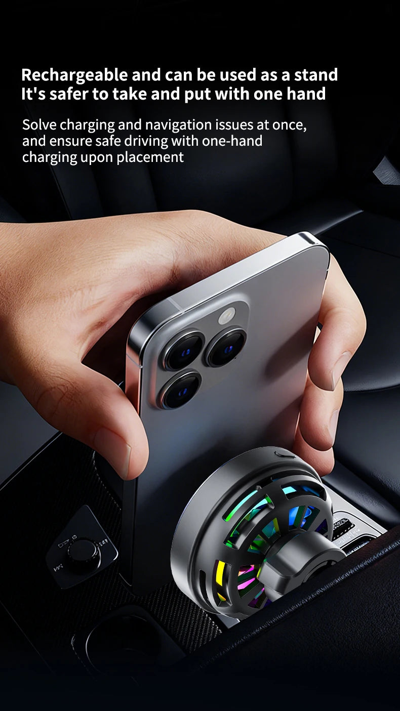 25W Car Phone Mount Holder Magnetic Wireless Charger Compatible with MagSafe for Tesla Model 3 Y HIGHLAND LAUNCH JUNIPER 2026