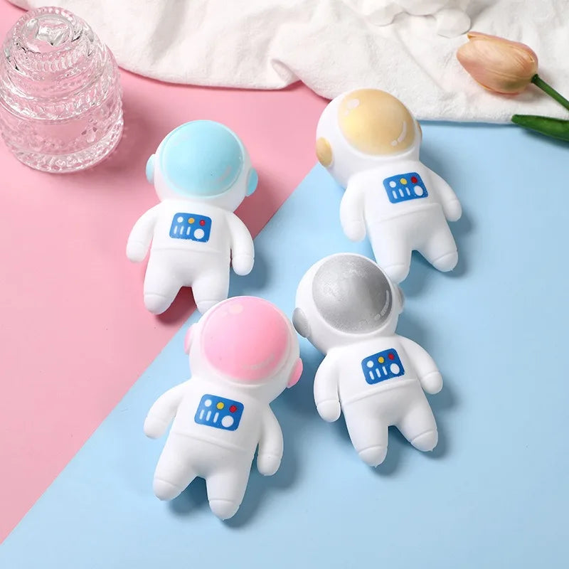 Space Man Squishy Tabas Astronaut Squeeze Fidget Toy Stress Ball Pinch Anti-stress Squishy Toys For Birthday Gifts Party Favors