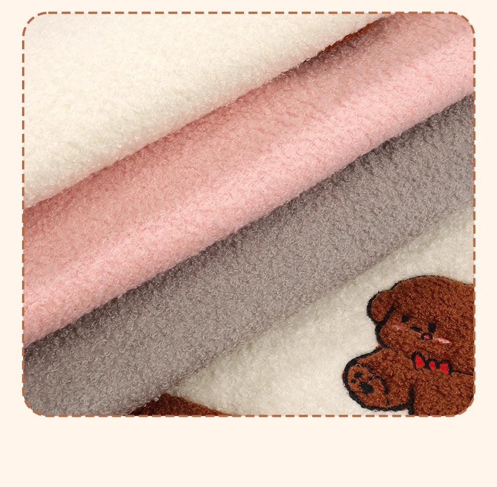 5 Seats Funny Puppy Car Seat Cover Fleece Fabric PU Leather Warm Comfortable Quick Installation Fits Most Cars