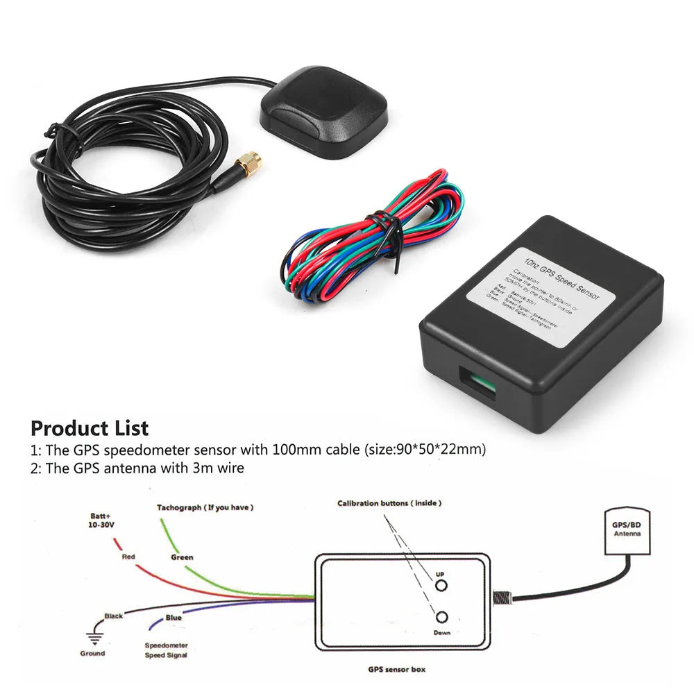 Universal GPS Speed Sender Speedometer Sensor Adapter for Car Truck Boat GPS Speedometer Gauge Meter BX102267
