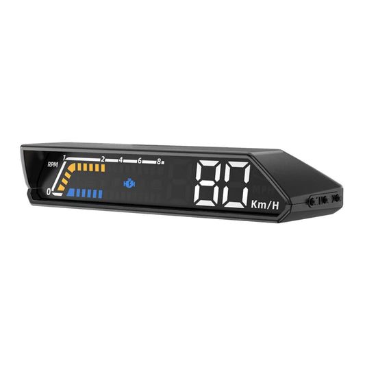 New HUD Head Up Display OBD Multifunctional Vehicle Instrument Transmission Oil Temperature Monitoring Dual Display Screen S100