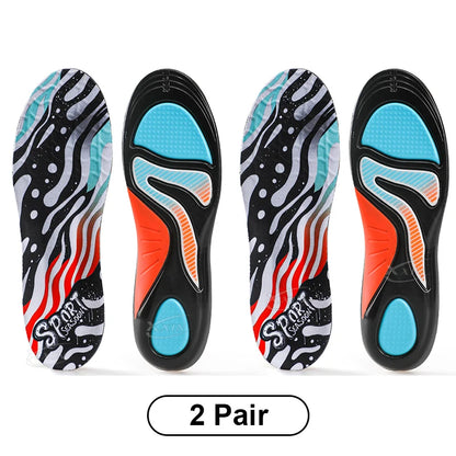 【Xxin】Sport Insole Shock Absorption Arch Support Insoles  Heel Pain Relief Shoes Pad Size 37-46