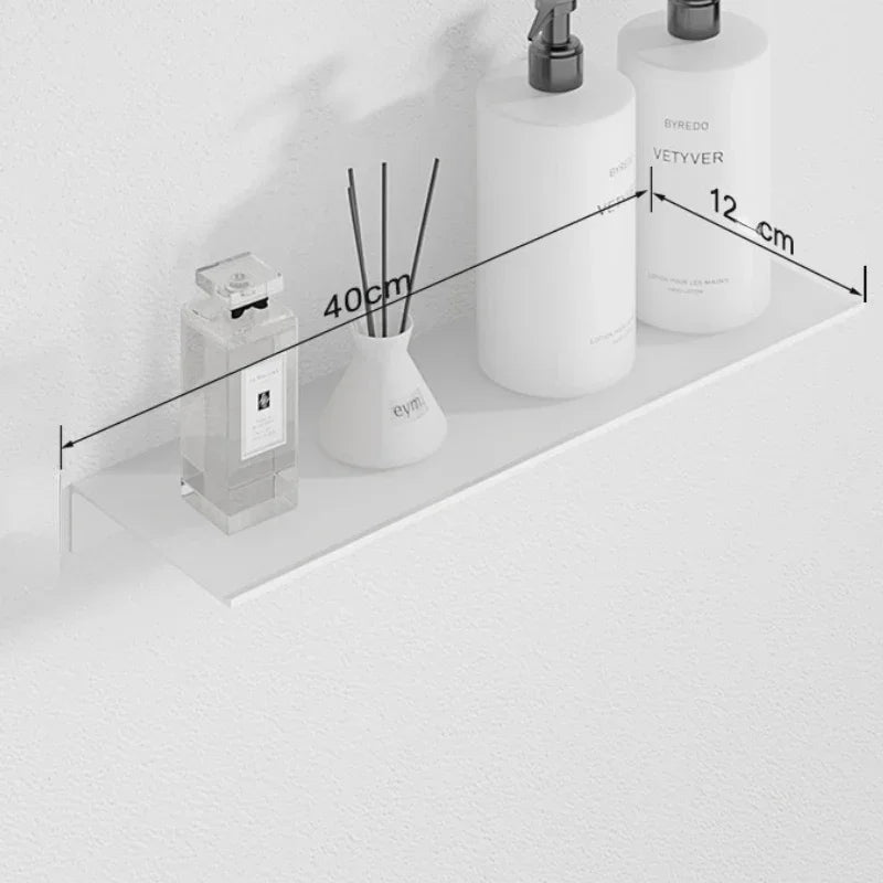 Bathroom Shelf Organizer Wall Mount Shower Shampoo Soap Cosmetic Shelves Kitchen Storage Rack Holder Bathroom Accessories