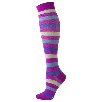 Sport Compression Stockings Funny Pattern Halloween ballon Dot Leg Pressure Running Cycling Multi Color Compress Socks