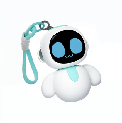 ENERGIZE LAB Eiliko Aquamarine Your Tiny AI Charm Robot That Matches Every Daily Outfit,Fun Electronic Pendant Toys,for Couples