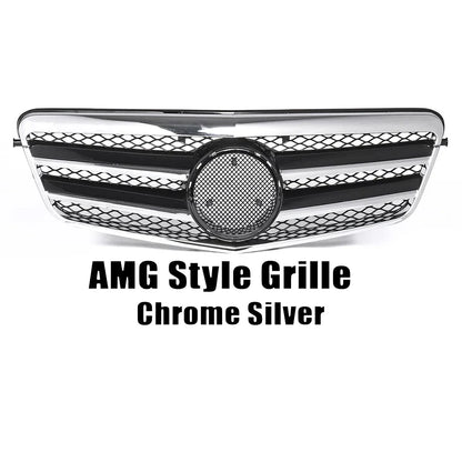 XVIP Chrome Black Diamonds Style Front Racing Grille For Mercedes Benz E-Class W212 E250 E300 E350 E500 2010-2013 Bumper Grilles