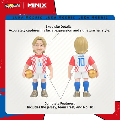 Luka Modrić Action Figure 12cm Croatia National Team Soccer Star MINIX Official Collectible Doll Football Fan Gift