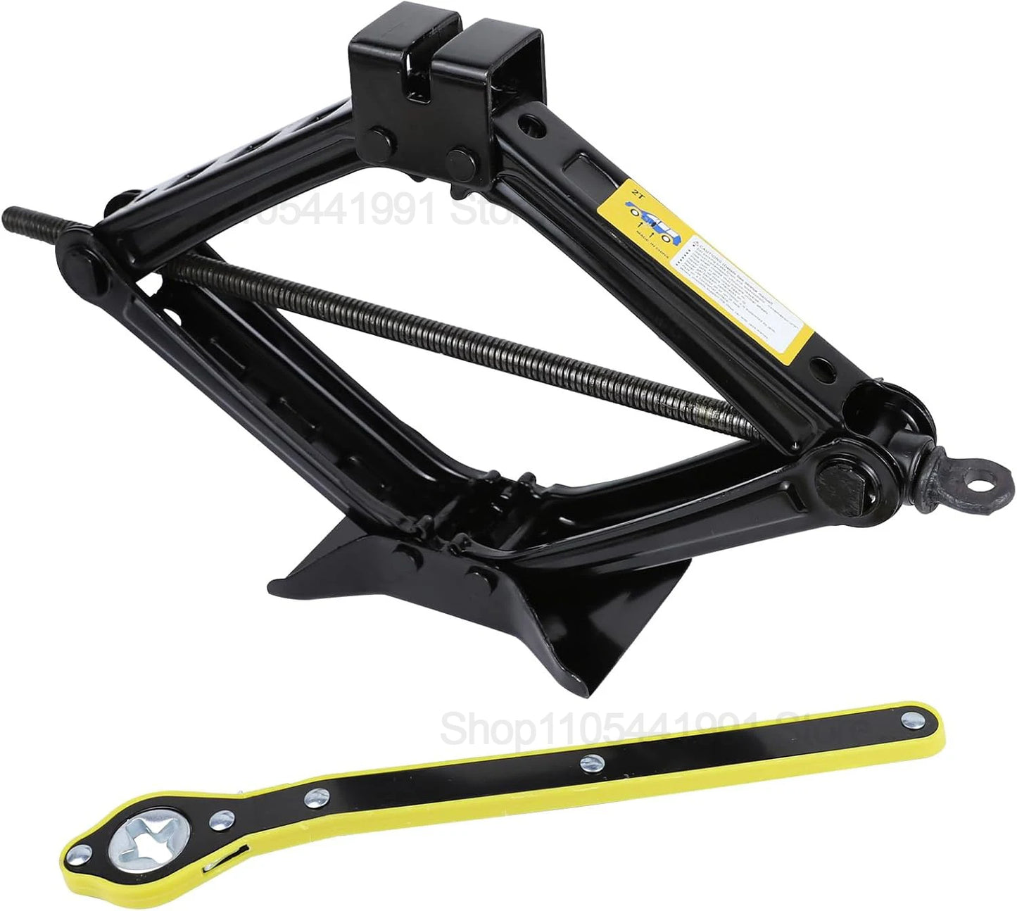 2.5T Scissor Jack for Car 2.5 Ton Robust Steel Car Jack with Saving Effort Ratchet Handl Cars Jacks Tool Kit for Auto and Trucks