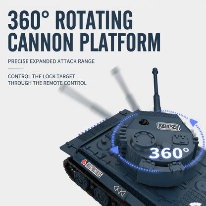 1:64 Alloy RC Tank Battle Set 2.4G Infrared Combat Tanks with Battlefield Scene Two Player Parent-Child Interactive Toy