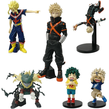 11-22cm BANPRESTO My Hero Academia 7TH SEASON FIGURE Katsuki Bakugo Childhood Midoriya Izuku Figure Anime PVC Model Boxed Toys