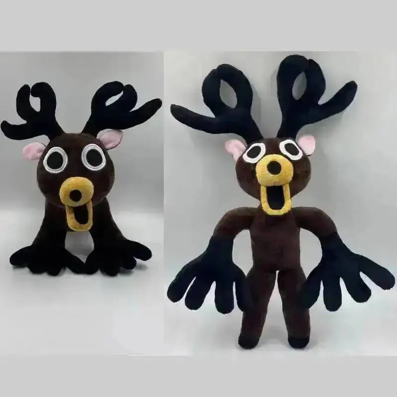 2026 New 99 Nights In The Forest Plush Game Merchandise Brown Stand And Sit Elk Deer White Owl Stuffed Doll Pillow For Kid Gifts