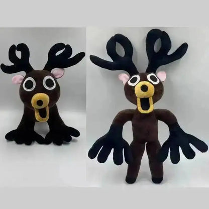 2026 New 99 Nights In The Forest Plush Game Merchandise Brown Stand And Sit Elk Deer White Owl Stuffed Doll Pillow For Kid Gifts