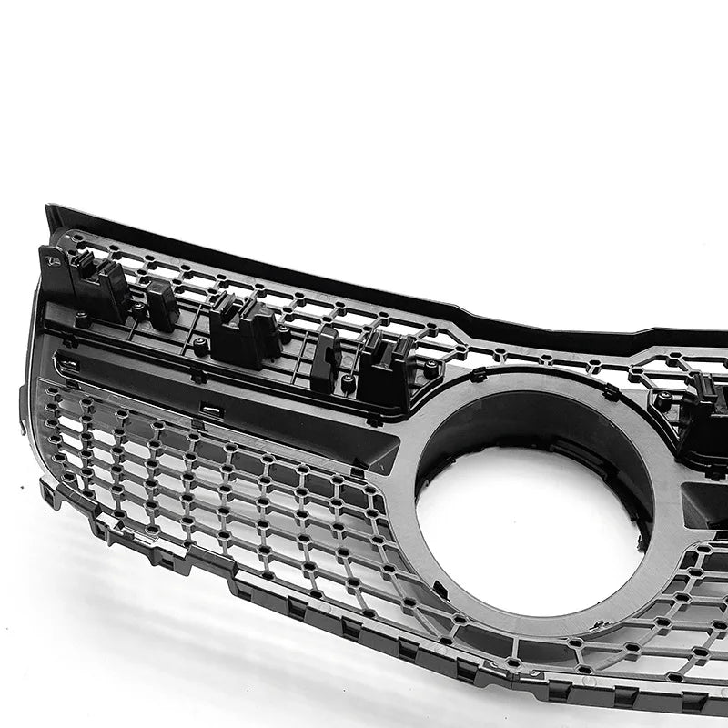 2013 To 2015 for Mercedes-Benz GLK Class X204 GLK260 GLK300 GLK350 Front Bumper Grille Racing Grill Hood Mesh Diamond Style Grid