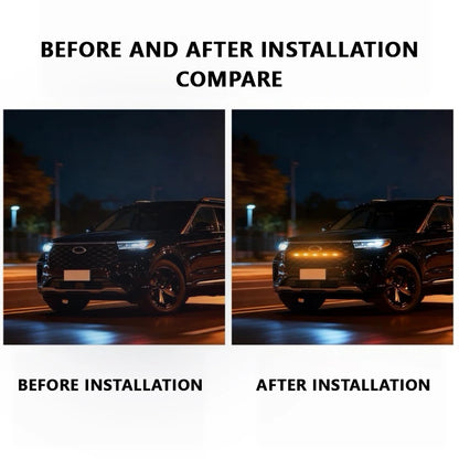 FOR TOYOTA HILUX LED Car Lights Front Grille LED Light Safety Warning Light Harness  Car Accessories LED Signal Lamps