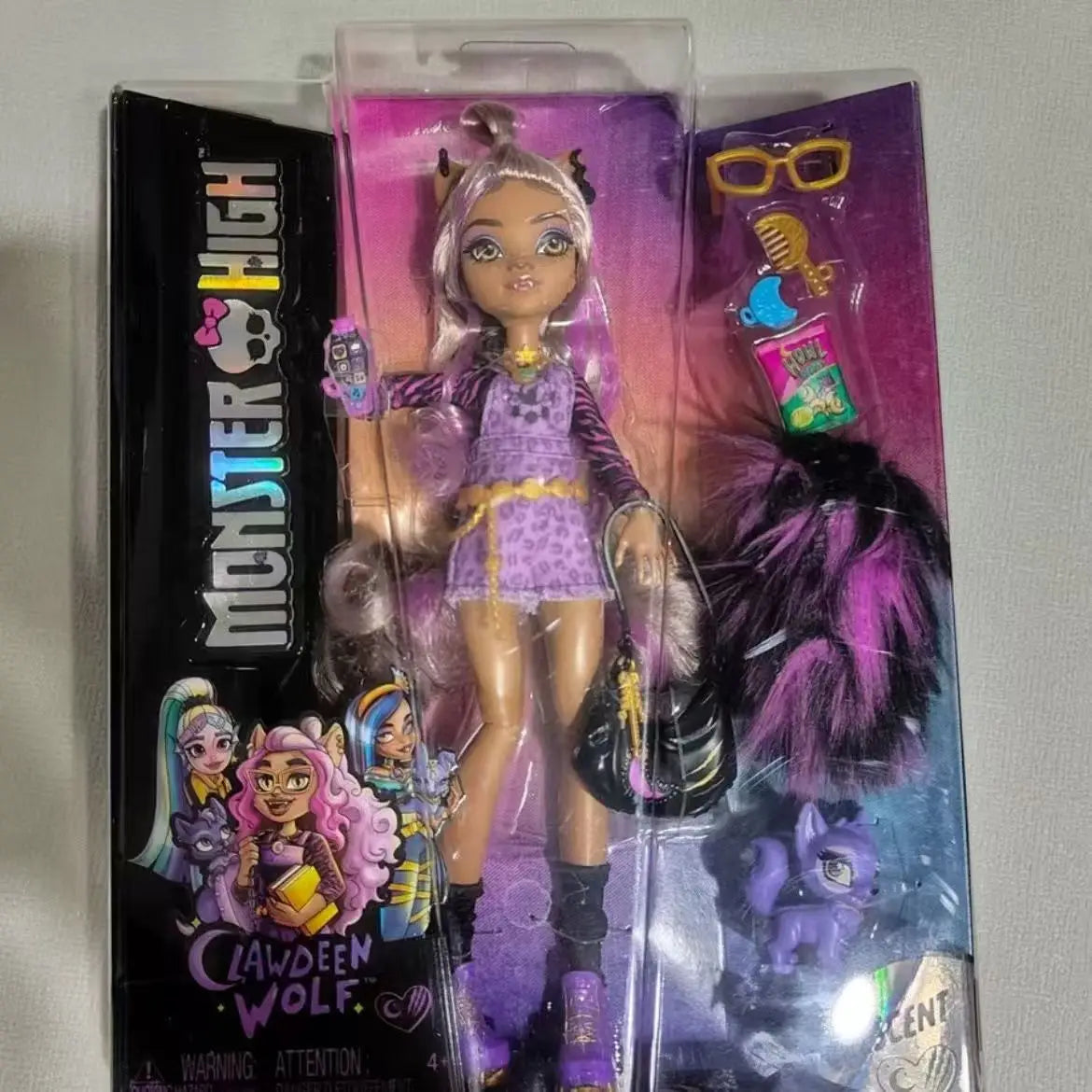 Original Monster High High School Wednesday Third Generation G3 Ghost Doll Doll, Mobile Collection HXH77 Christmas Gift