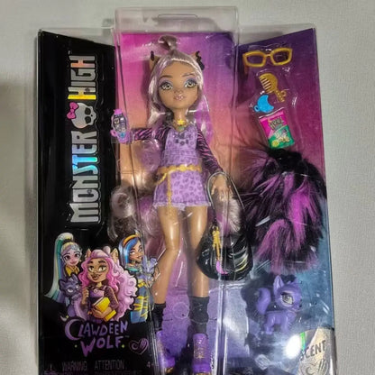 Original Monster High High School Wednesday Third Generation G3 Ghost Doll Doll, Mobile Collection HXH77 Christmas Gift