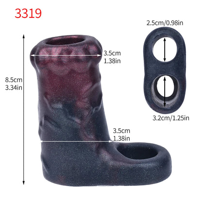 SXXY Strap-On Lifelike Penis Cover насадка на член Large Hollow DildoPants Intimate Adult Sex Toy for Couples Sex