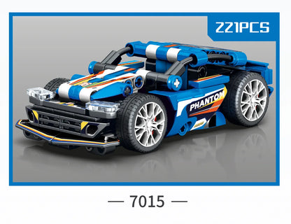City Technique Speed Racing Car old Classic Sport Model Building Brick Super Racer Great Rally Vehicles Block Christmas gift Toy