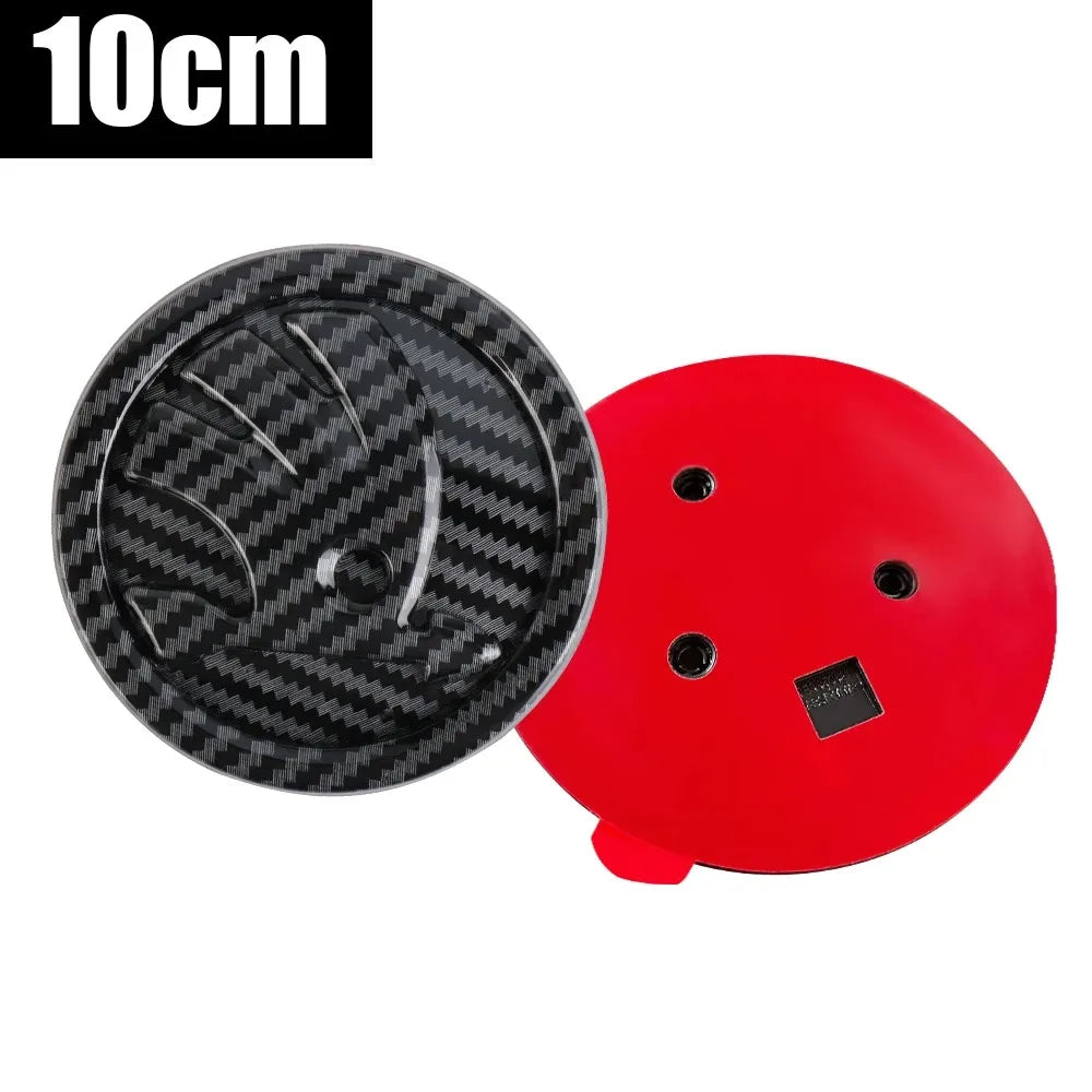 80/90/100MM Car Hood Bonnet Front Grille Rear Trunk Badges Sticker For Skoda S Skoda Fabia Kamiq Karoq Octavia A5 A7 Rapid Scala