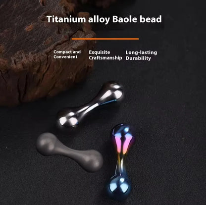 Baole Zhu Fingerbone Titanium Alloy Fingertip Gyroscope Begleri Toy Fingerbone Extreme EDC Stress Relief Autism ADHD Cool