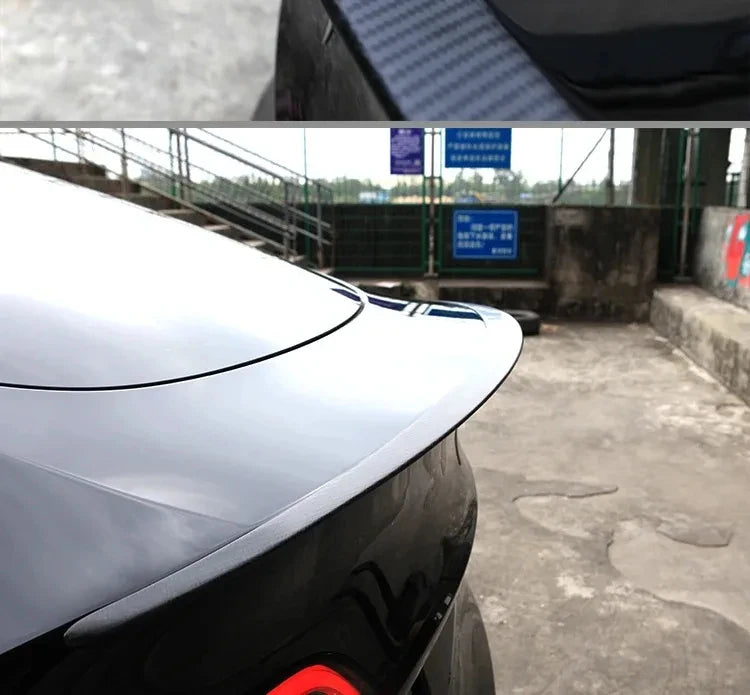 Real Carbon Fiber Spoiler For Tesla Model Y 2024 Trunk Spoilers Model 3 Highland Rear Door Tail Trunk Wings Car Accessories