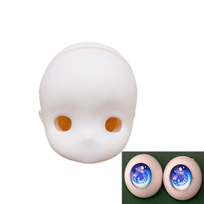 Anime Face Doll Head DIY 30cm Doll Makeup Doll Head or Whole Doll Makeup 1/6 Bjd Doll Girl Doll Toy Gift
