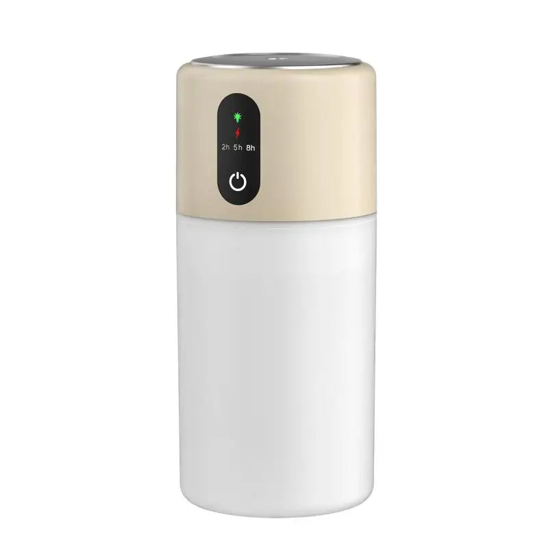 Portable 300ml Ultrasonic Humidifier Plug-in Rechargeable Low Noise Desktop Humidifier for Home Office Air Conditioner Hydration
