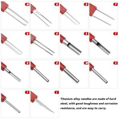 Universal Automotive Terminal Removal Tool Set,26-Pcs Kit Release Tool Car Electrical Wiring Connector Pin Extractor