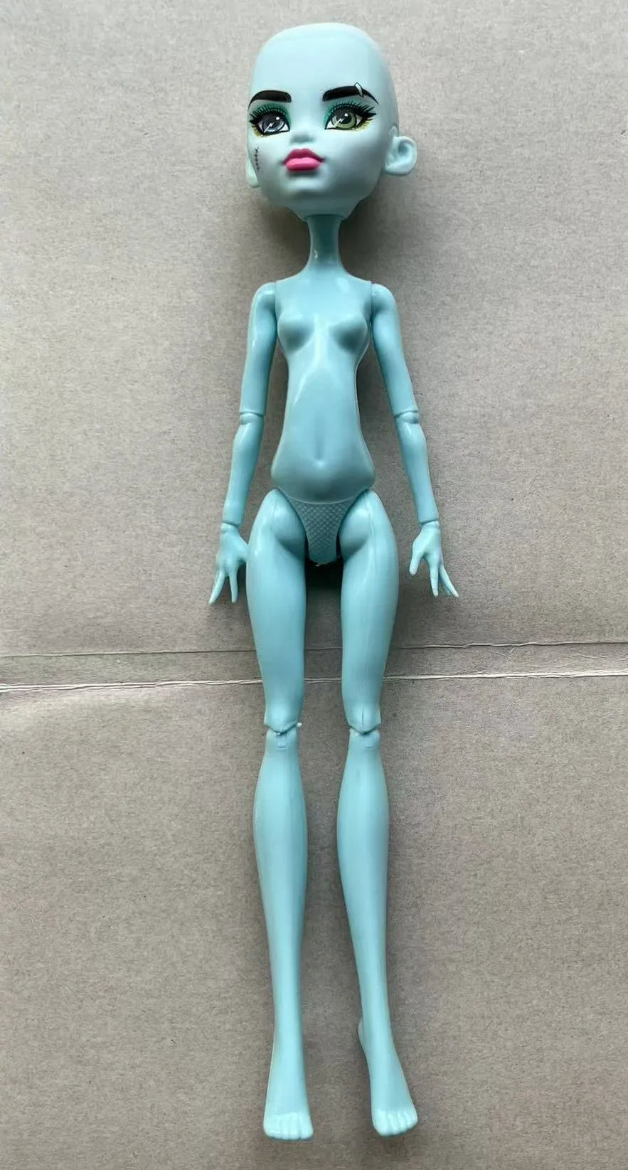 23cm Multi-Joints Movable Doll Figure Body Toy White Green Brown Blue Black Monster Doll Body to Fit Many Heads for Kids